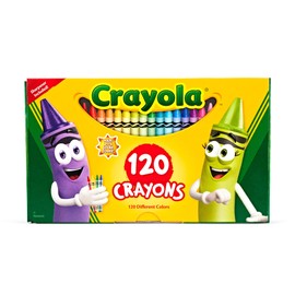 Crayola® Standard Crayons, Assorted Colors, Box Of 120 Crayons