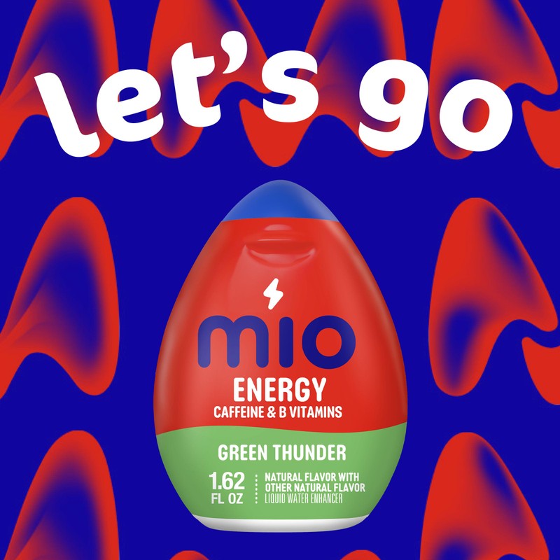 MiO Green Thunder Enhancer, 1.62 Fl Oz (Pack of 4)