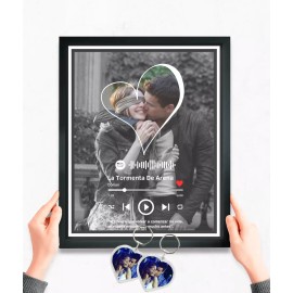Bautify Cuadro Personalizado Amor Parejas Aniversario Mas Regalo