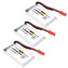 ENGPOW 3.7V 1000mAh 25C JST Plug Rechargeable LiPo Battery for