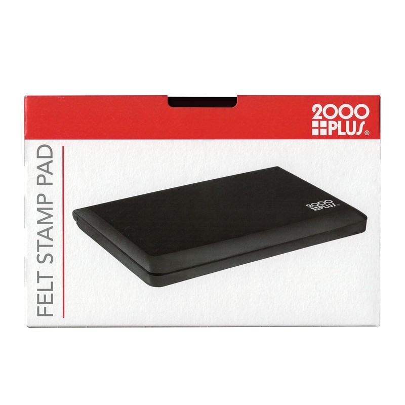 2000 PLUS Stamp Pad, Felt, Size No.2, 6-1/4" x 3-1/2",