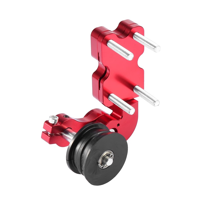 Motoforti Red Aluminum Alloy Chain Tensioner Automatic Adjuster for Motorcycle