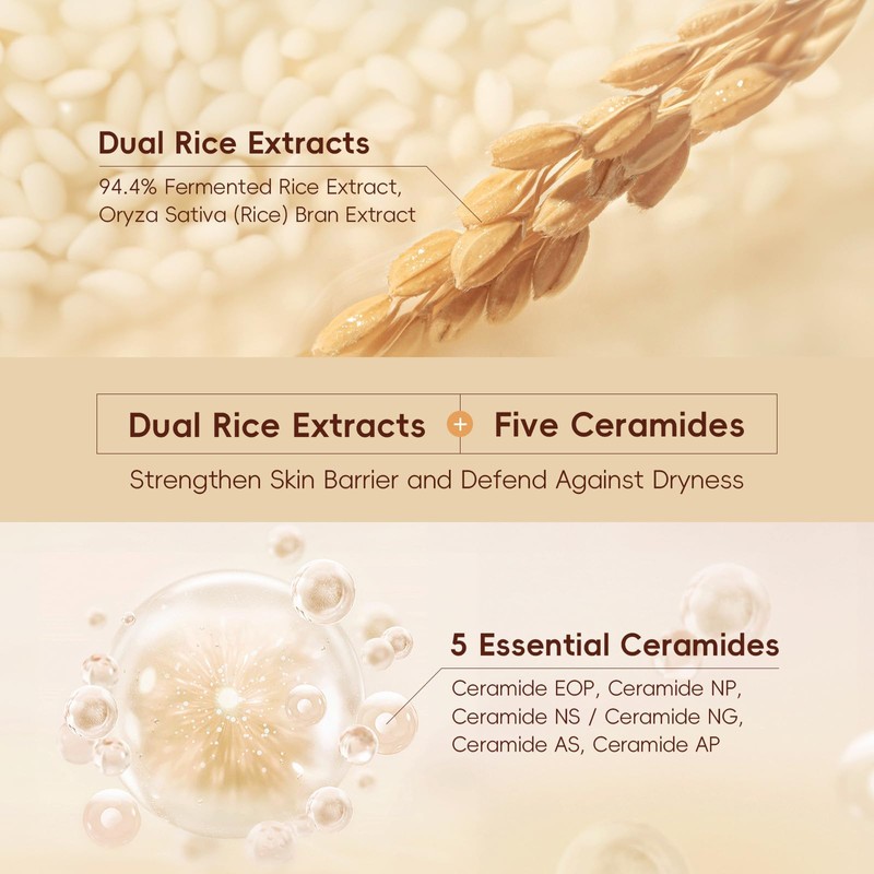 MrCuvaryas Crème Hydratante Riz Rice Céramide Cream