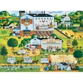 Buffalo Games Silver Select – Charles Wysocki Sunny Side Up 1000 Piece Jigsaw Puzzle for Adults