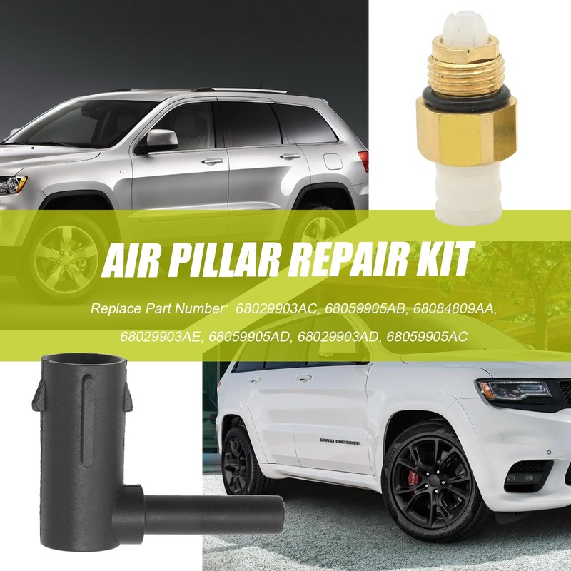 UOIENRT 2Pcs 68084809AA Suspension Elbow Air Strut Repair Kits, Replacement