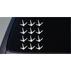Turkey FEET 12-Pack Sticker Funny car Decal Window Laptop 2x2 Each *C686*
