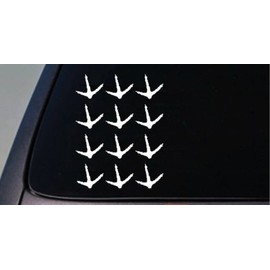 Turkey FEET 12-Pack Sticker Funny car Decal Window Laptop 2x2 Each *C686*