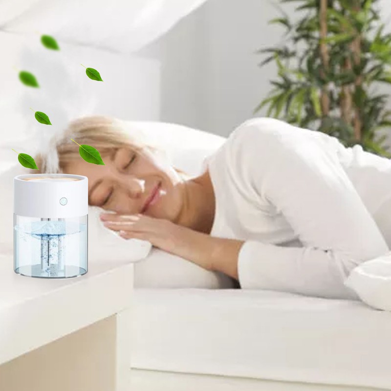 Humidifier 2L Large Capacity Quiet USB 3 Modes Hydrating Diffuser