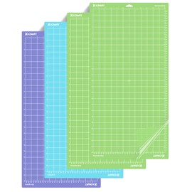 Xinart Cutting Mat for Cricut Maker 3/Maker/Explore 3/Air 2/Air/One 12x24 Inch 4 Mats Sticky Quilting Cutting Mats (2 x Standard、Lightgrip、Stronggrip)