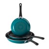 Tramontina Porcelain Enamel Non Stick 3-Pack Frying Pans, Skillet Set