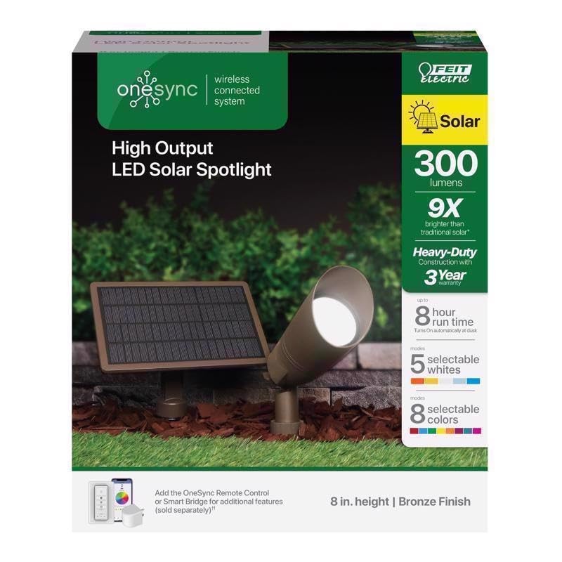 Feit Electric OneSync Solar Powered 0 W LED Spot Light