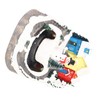 Xmas Music Box Resin Rotating Light Up Train Musical Box