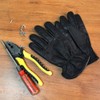OLSON DEEPAK Leather Work Gloves for Construction, Yard, Gardening, Leather