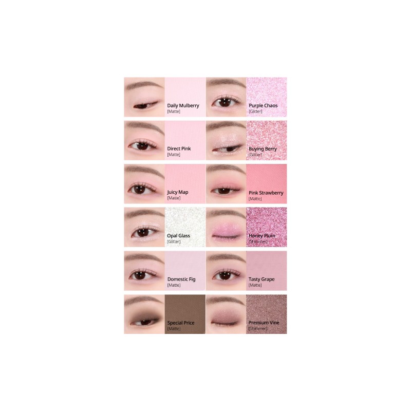 CLIO [CLIO]*Every Fruit Grocery* Pro Eye Palette Air (2 Colors)