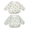 Little Dimsum Mess-Proof Baby Bibs|Infant Toddler Long Sleeve Waterproof Feeding