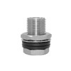 Beduan 1/4" NPT Stainless Steel Female Bulkhead Coupler Thru-bulk Pipe