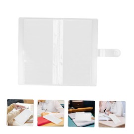 Operitacx Storage Booklet Clear Photocard Display Binder Credit Card Storage Bag Photo Card Binder Book Business Card Organizer Kpop Photocard Pockets Binder Credit Card Book Pp Transparent