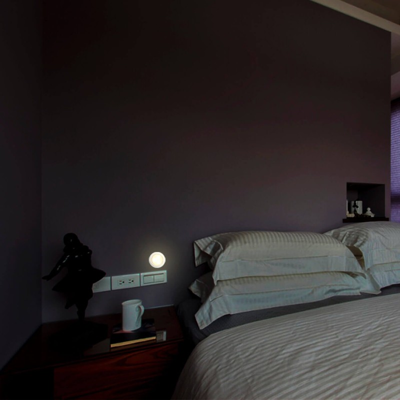 HONWELL Battery Powered Tap Light, Mini LED Tap Closet Light,