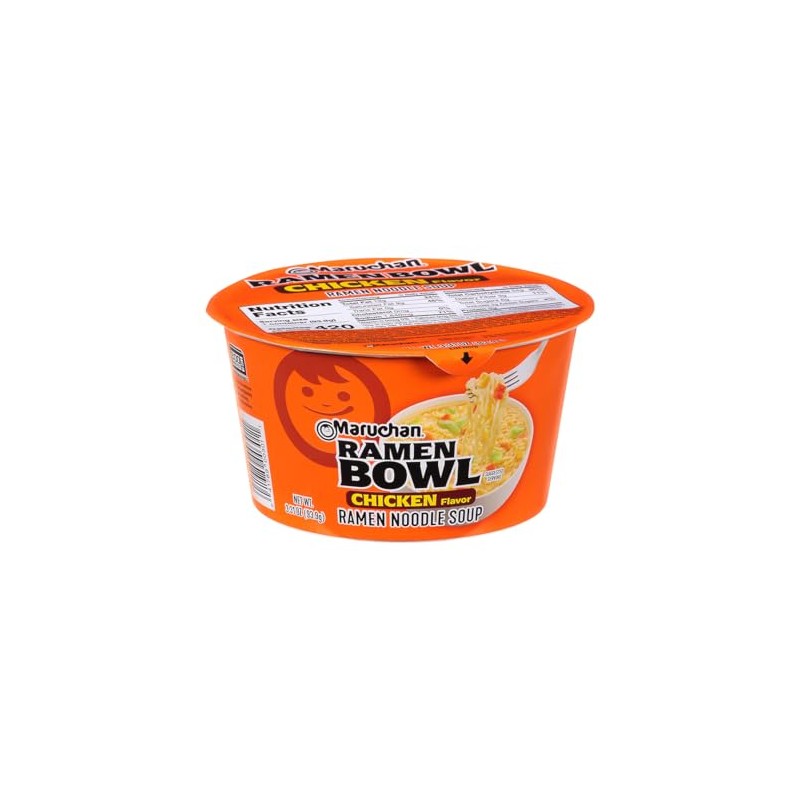 Maruchan Bowl Chicken Ramen Noodles, 3.32 Oz