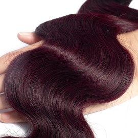 Remy Glamm Cortina De Cabello 100% Natural Humano Remy Glamm Rojiza 18