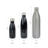 YOKO DESIGN 1336 Double-Walled Thermos Flask, Stainless Steel, Black, 19.8