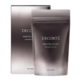 DECORTÉ White Logist, Overnight Inner Plus Supplement, 1.3 oz (37.8 g) (1 tablet weight 315 mg x 120 capsules)