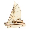 Harvis DIY Wooden Assembly Kit Run Catamaran Yacht YM861-24 / DIY 나무 조립 키트 달려라 카타마란 요트 YM861-24