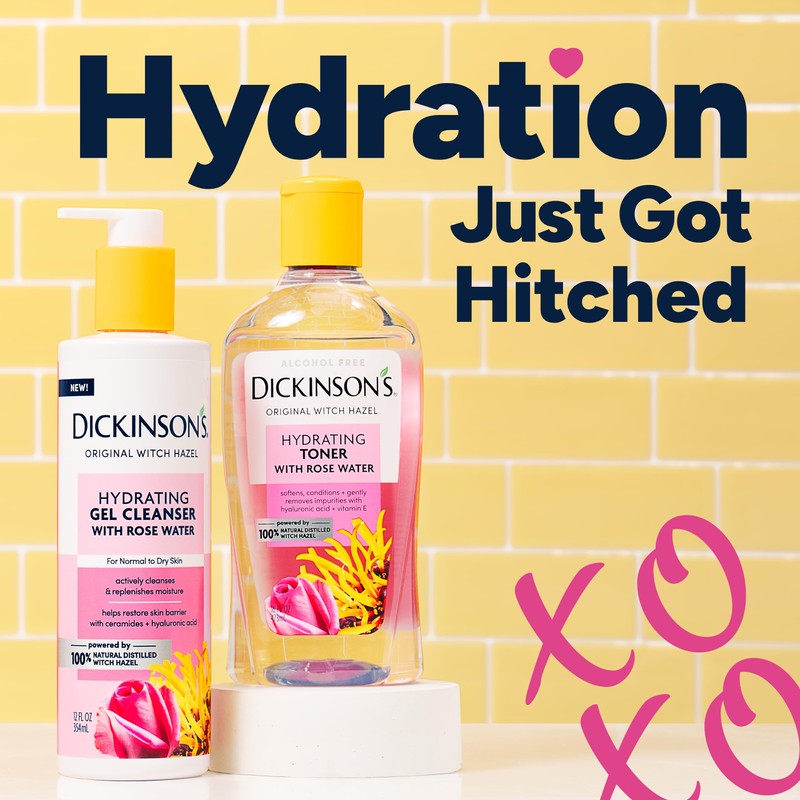 Dickinson's Original Witch Hazel Hydrating Gel Cleanser with Rose Water