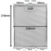 SPARES2GO Metal Mesh Filter for Cooke & Lewis/B&Q/CATA Cooker Hood