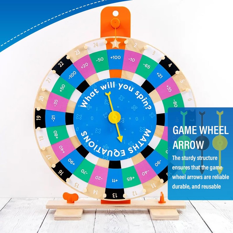 20 Game Spinners 10cm Plastic Arrow Spinners Board Game Spinner