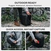 RaLeno Camera Backpack Bag, 22L+5L (Expandable Compartment) Waterproof Camera Case