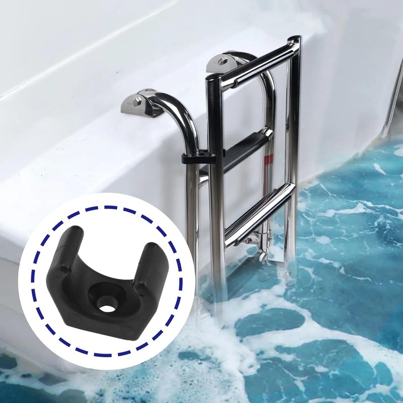 YINETTECH 2Pcs Nylon Boat Ladder Clips/Quick Release Spring Clamp/Mounting Canoe