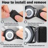 HEVIBK Quick Release Elastic Nylon Watch Strap Band Width 18mm