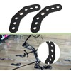 4Pcs Black Leather Bow Sling with Metal Grommets for Compound