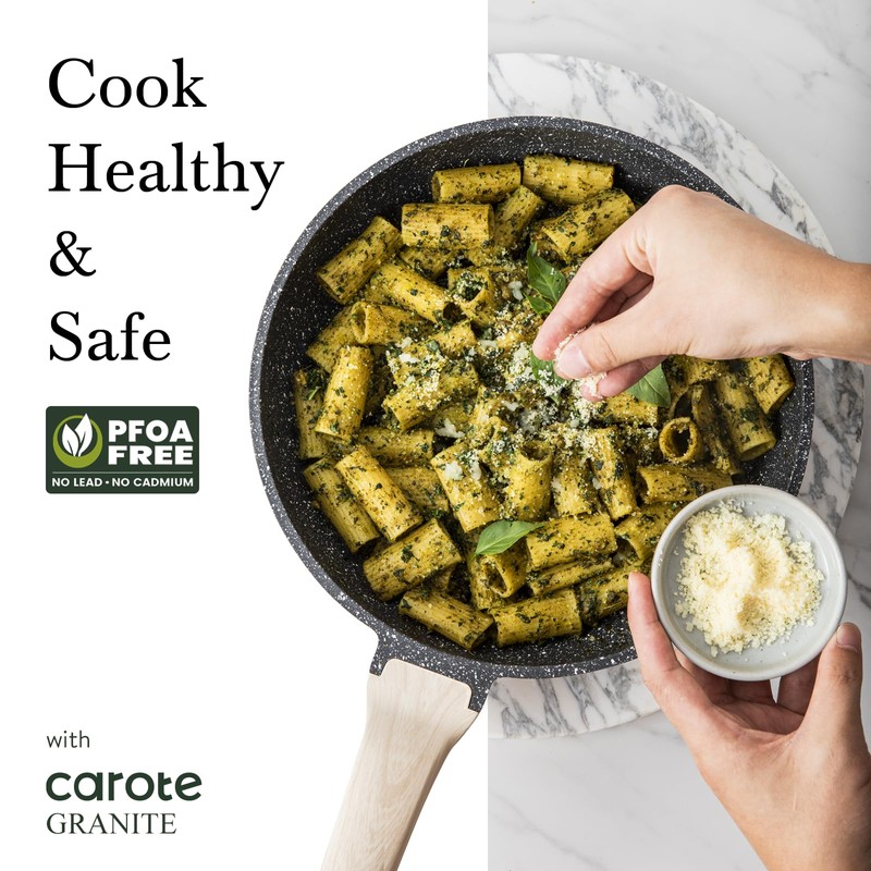 CAROTE Non Stick Frying Pan Skillet, 8" Nonstick Fry Pan