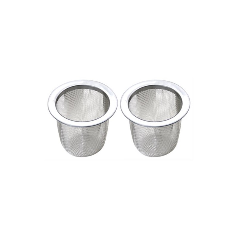 ZEROJAPAN P-MI-2 18-8 Stainless Steel Mini Tea Strainer, Set of