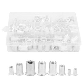 Aluminium Rivet Nut Insert Nut Accessory Set M3 M4 M5 M6 M8 M10 M12 Threaded Insert Nuts Pack of 175