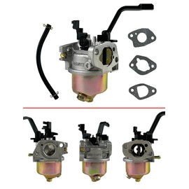 TURBOTUNITY Generator Carburetor for Predator 4000 4375 Champion Honda 3500 4000 3000 4500 3650 Watt 196cc 212cc 224cc Carb, Ignition Coil, Air Filter Parts Tune Up Kit