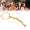 Trumpet Key Chain Pendant Metal Brass Fashionable Stylish Musical Instruments