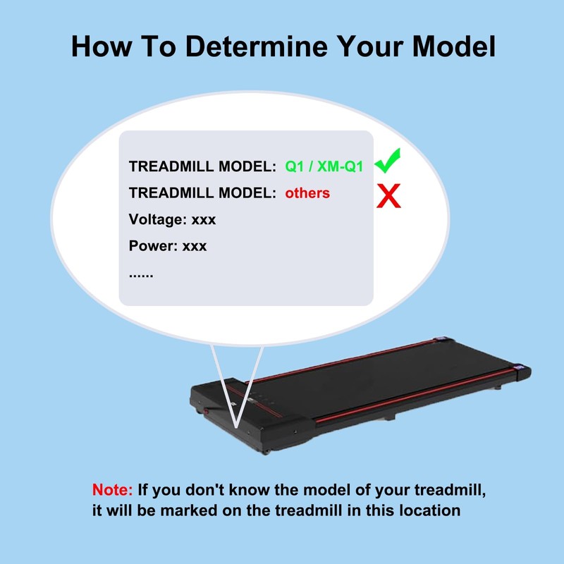 PZL Treadmill Remote for Walking Pad Q1 Remote Control Replacement