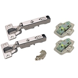 Murakoshi Seiko Z90100051 One-Touch Slide Hinge, Set of 2, With Catches, All Kabuse Diameter 1.4 inches (35 mm), 1.3 inches (32 mm) Pitch, 0.2 inch (5 mm) Seat, Made in Japan, Screws Included