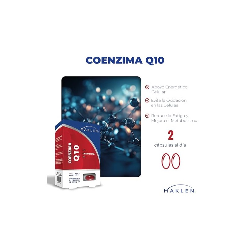 Coenzima Q10 | 30 Cápsulas SoftGel