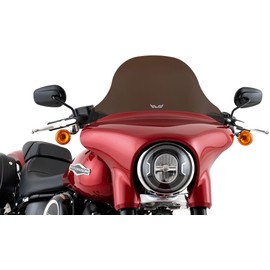 Slipstreamer T-239-10DS Replacement Sport Glide Windshields - 10in. - Dark Smoke Tinted