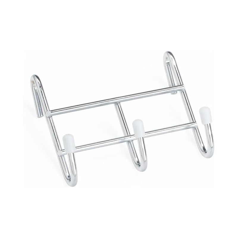 NYGHMY 6-Pack Wire Shelving Hooks - 3-Hook Hanging Organizer Attachments,