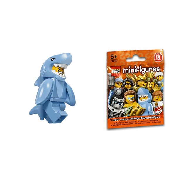 Lego Minifigures Series 15 Shark Kigurumi A Pair of Man (Shark