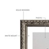 Tailored Frames Picture Frames, 8"x8" for 5"x5", White Mount