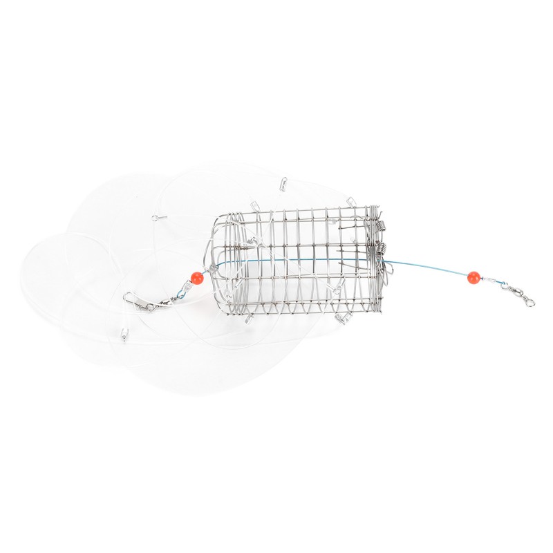 Crab Snares with 8 Loops Reusable Cylindrical Stainless Steel Wire