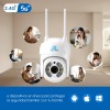 360 ° Cámara De Vigilancia De Seguridad Al Aire Libre