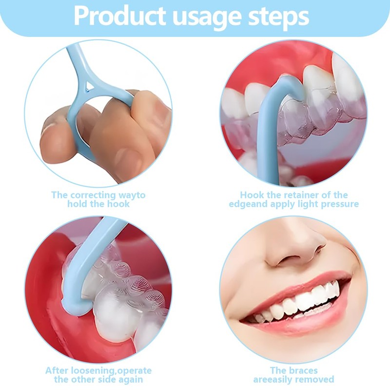 SGERUFZ Pack of 30 Aligner Removal Tool, Invisible Braces Remover