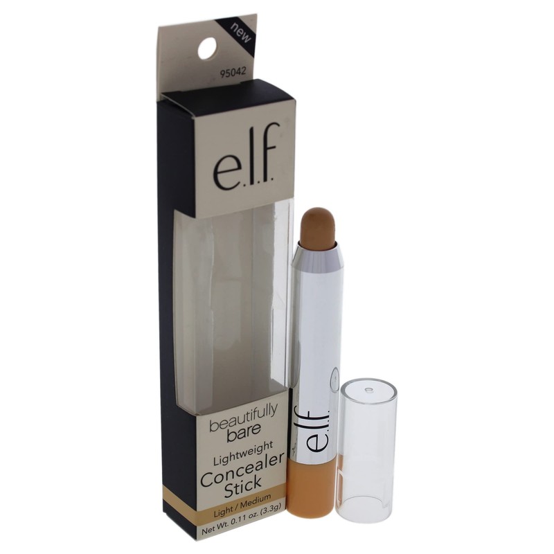 e.l.f. Cosmetics Beautifully Bare Lightweight Concealer Stick, Light/Medium